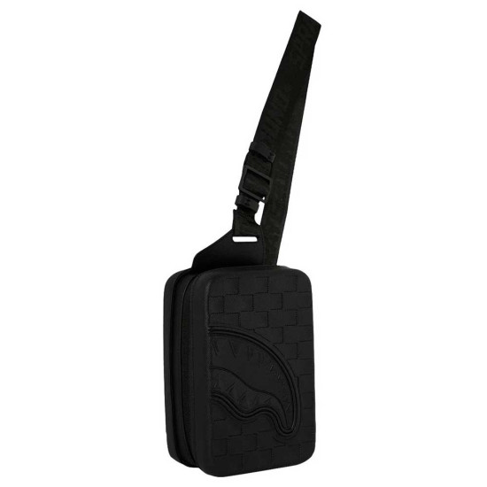 Sprayground Τσαντάκι ώμου Raised Check Hard Shell Sling Bag